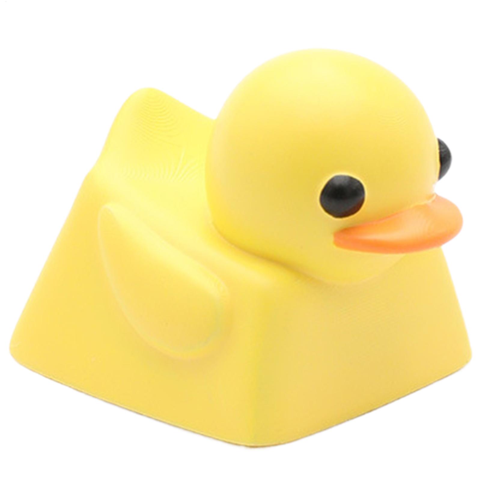 Gorros de teclado de pato personalizados, teclas artesanales de pato amarillo, juego de teclas amarillas, accesorios de juego, decoraciones, para amantes de los patos