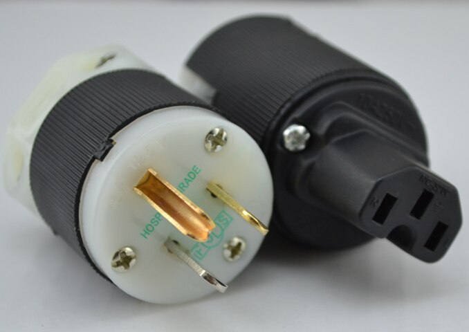 Hifi HBL8215C USA Power Plug&amp;IEC Connecter pair