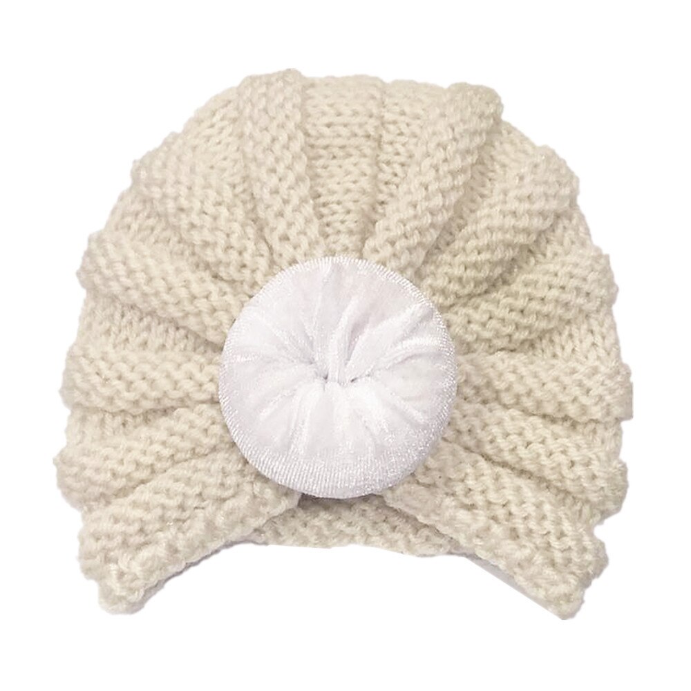 freundlicher nette Hütte Baby feste farbe Krapfen Wolle Hütte Europäischen und Amerikanischen jungen und mädchen zur Seite fahren elastische Hütte: 12