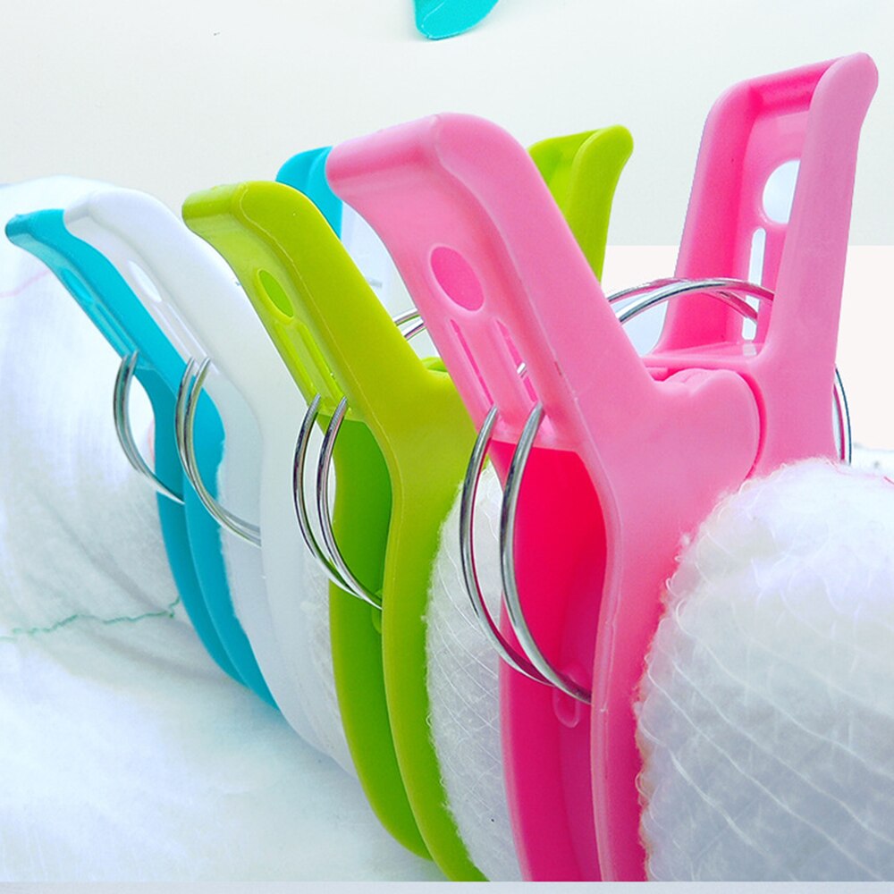 ¡Novedad de ! 1 pieza de pinzas de ropa de plástico perchas pinzas para ropa potentes y resistentes percheros decorativos para colcha