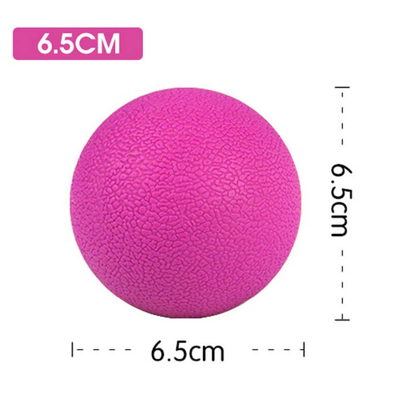 Lacrosse Massage Ball Sport Yoga Gym Balls TPE Mobility Trigger Point Body Pilates Fitness Training Neck Pain Muscle Release