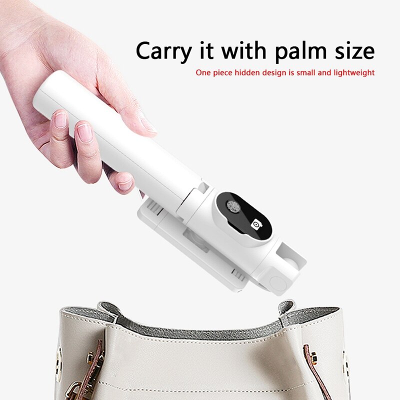 P20 live-support-selfie-stick, multifunktionaler, tragbarer, teleskopierbarer und drehbarer bluetooth-selfie-stick-stativ