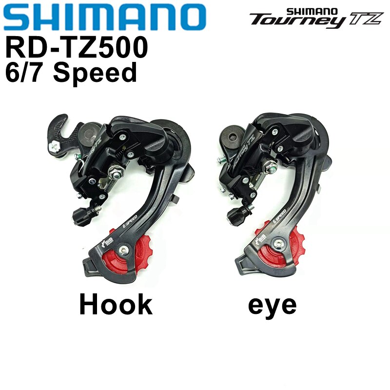 Shimano – dérailleur arrière pour vélo de montagne, vitesse 6s 7s 18s 21s, Tourney TZ RD-TZ500, RD TZ500