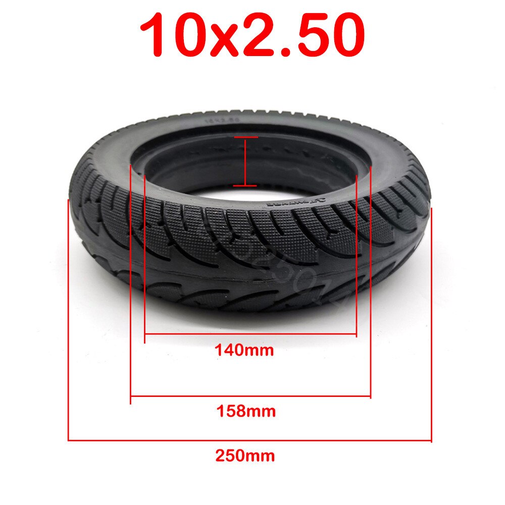 10x2.50 Tyre 10 Inch Solid Tire fit for Electric Scooter Electric Skateboard 10x2.5 Solid Tire