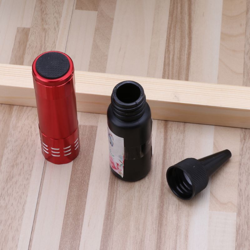 1 Pack UV Lamp UV Resin Kit Ultraviolet Cure Resin Solar Cure Resin UV Hard Glue B85D