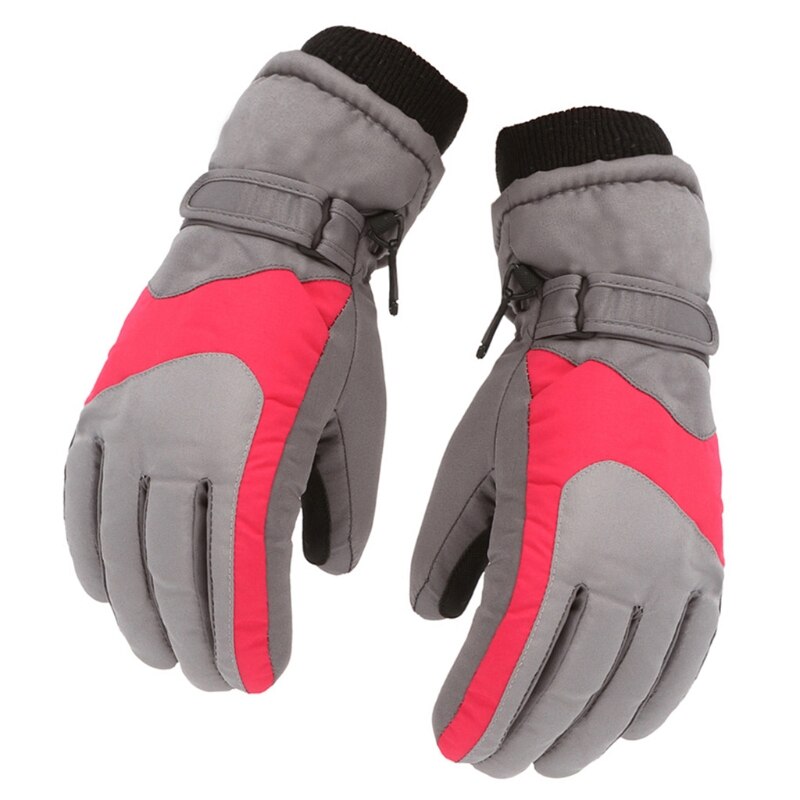 Kids Child Winter Thicken Warm Mountain Snowboard Ski Gloves Waterproof Mittens: 6