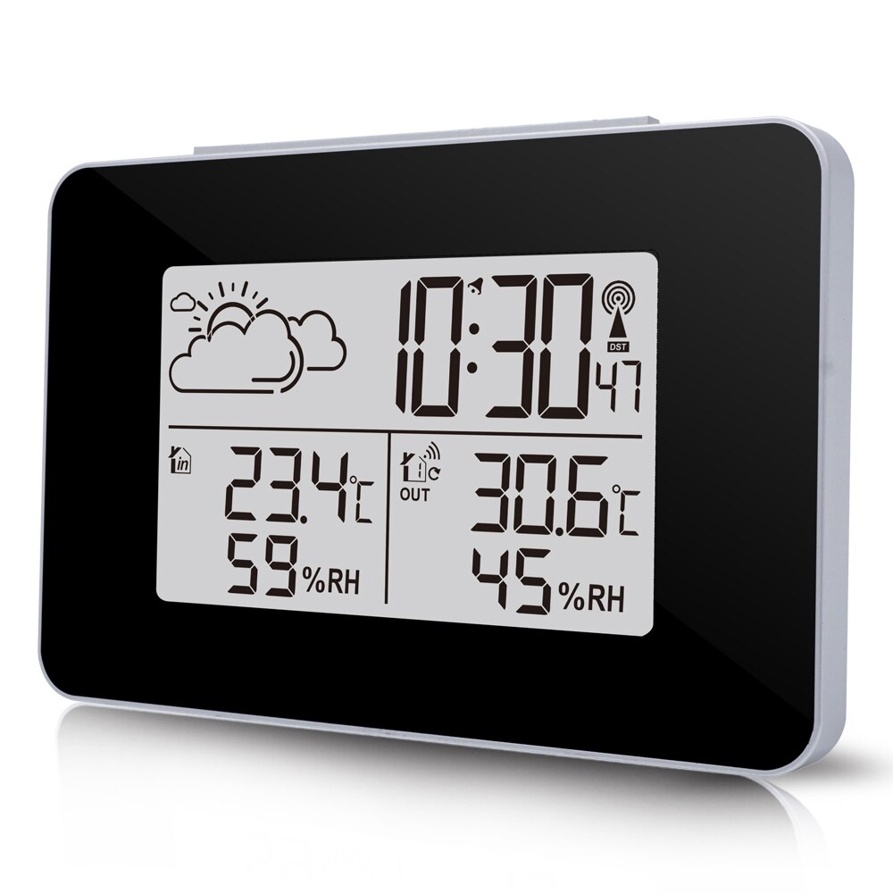 Alarm Clock Digital Watch Temperature Humidity Sensor Barometer Forecast Weather Station Electronic Desk Table Clocks