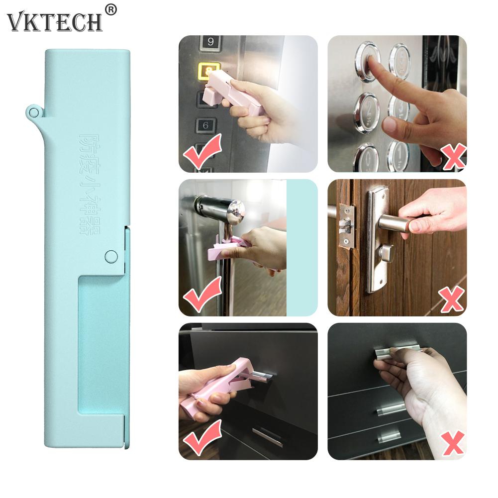 La poignée de porte de désinfection d'ouverture de porte de sécurité protègent la poignée de pressage d'ascenseur bactéricide évitent le Contact Direct avec des objets