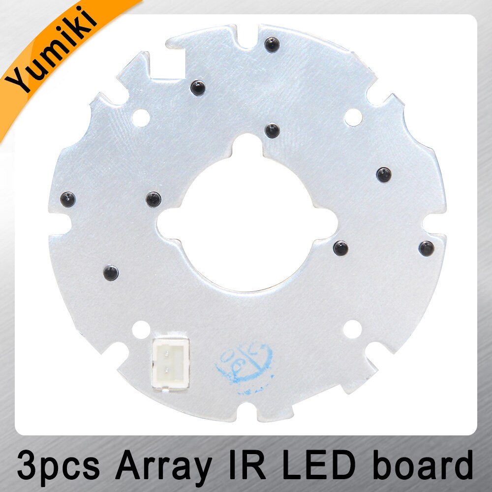 Yumiki 3pcs Array Ir Led Spot Light Infrared 3x Ir Led Board For Cctv