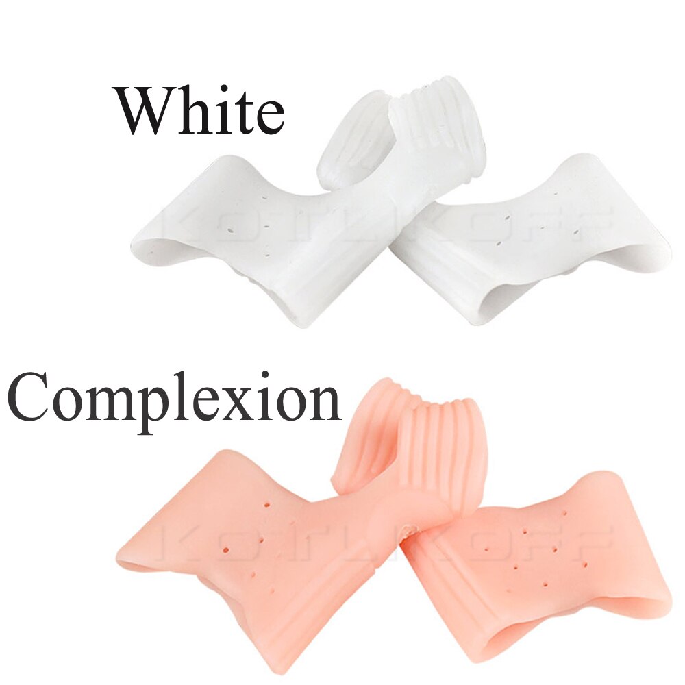 Grote Teen Overlap Siliconen Hallux Valgus Corrector Teenseparators Bunion Correctoren Voet Vinger Splitter Teen Bescherming Orthese