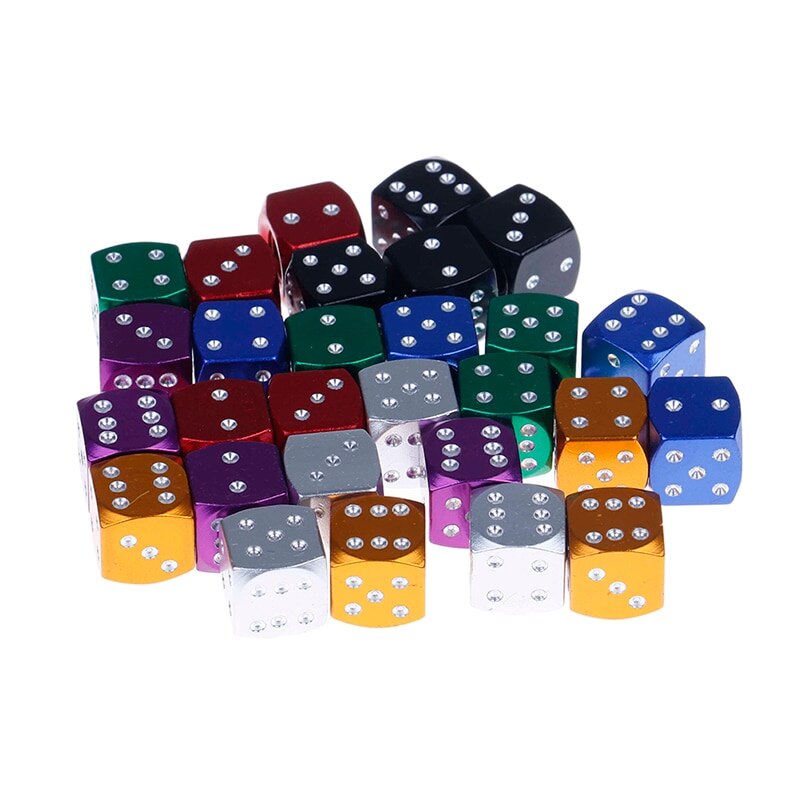 4 unids/lote tapones para vástago de válvula Universal dado neumático coche camión Auto tapa de vástago de válvula tapas llantas de rueda 12mmX12mmX12mm