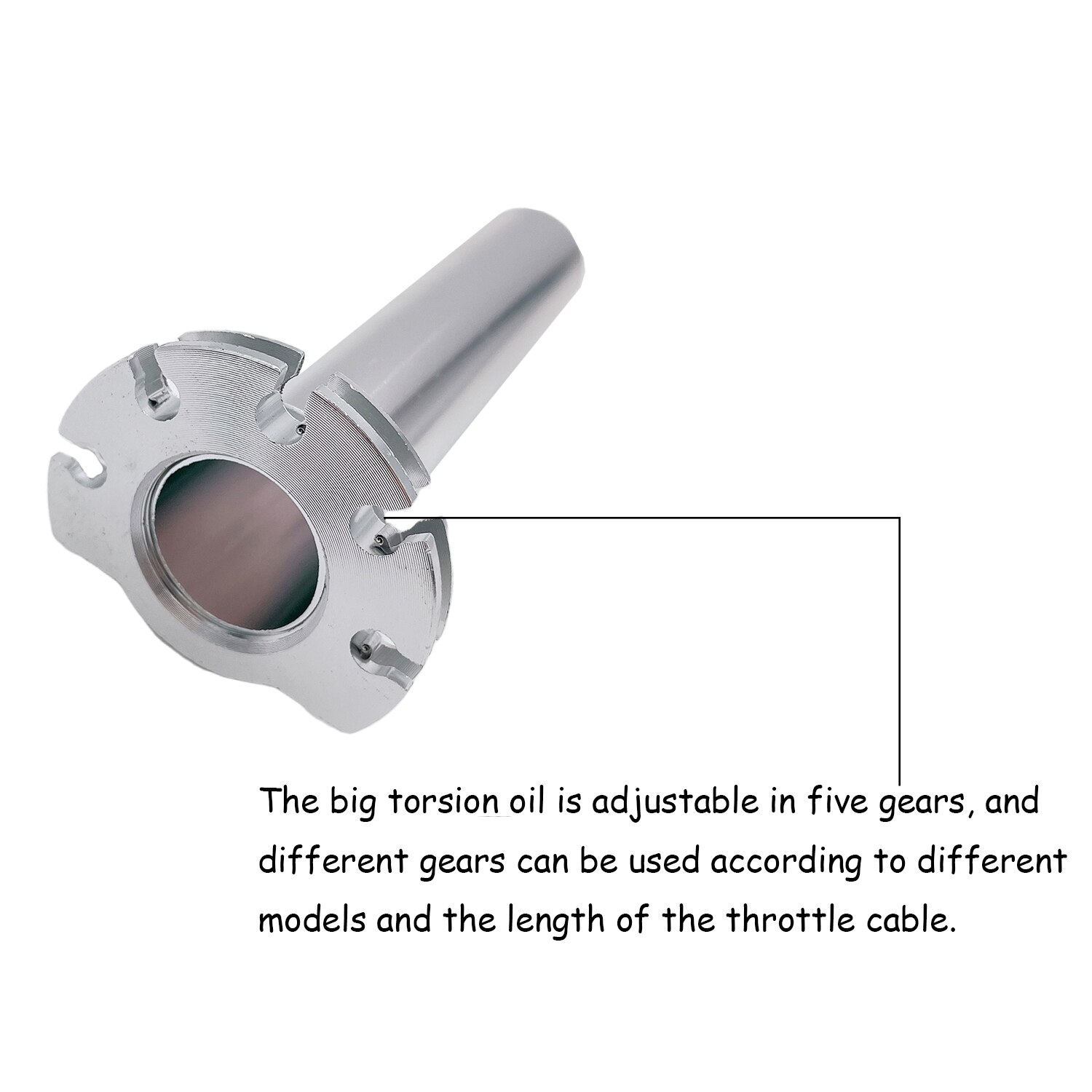 Motorcycle Throttle Assembly 7/8" Handlebar CNC Quick Twist Throttle Tube Handlebar Accelerator Twist Throttle Hand Grips