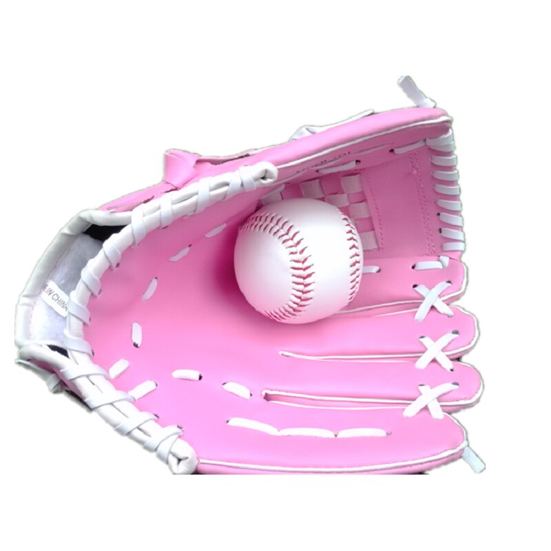 Zymfox Kids Honkbal Handschoenen, Training Honkbal Handschoenen, Softbal Hardball Kinderen Handschoenen Meisje Jongen Mannelijke Vrouwelijke, 10.5 # Roze, Linkerhand