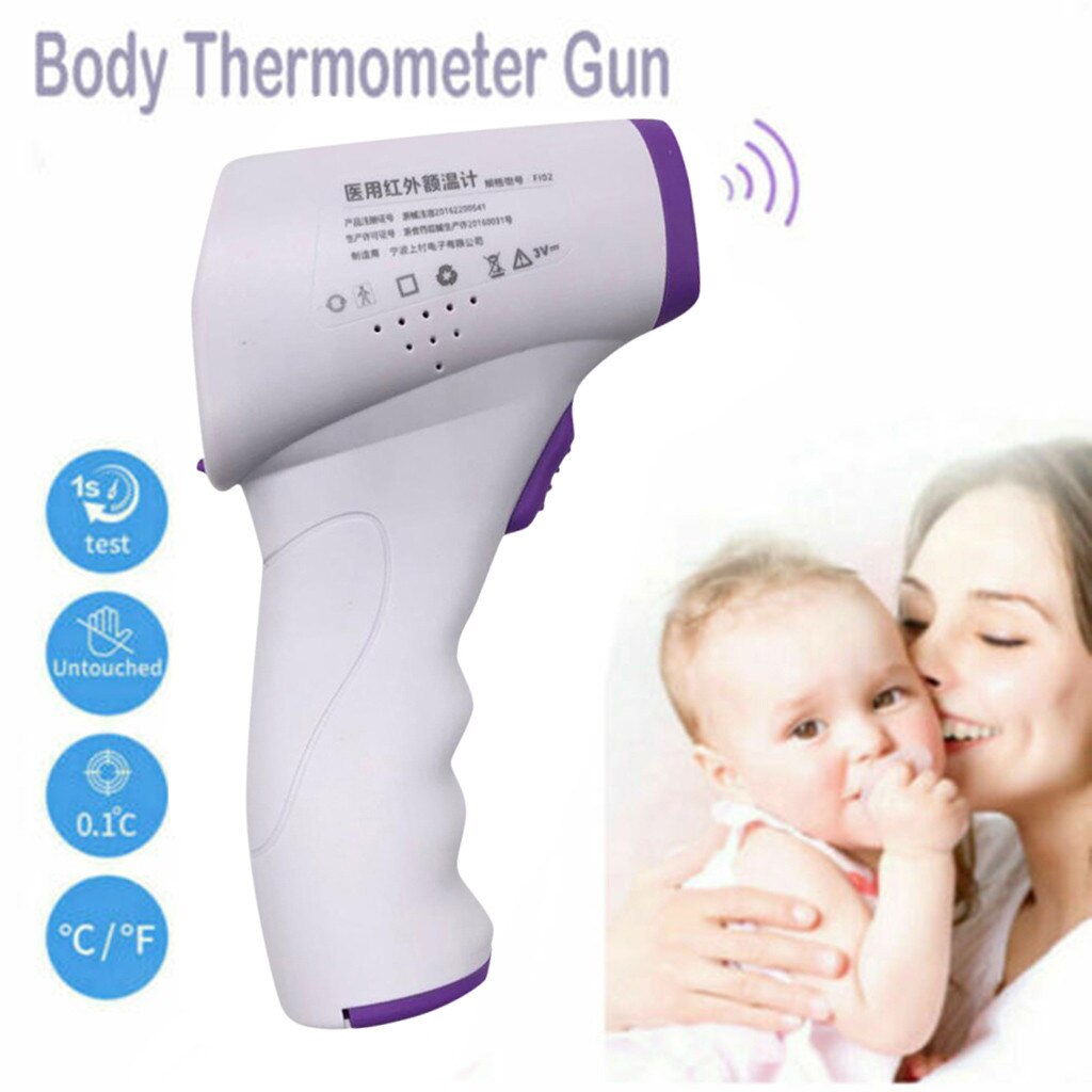 Baby Voorhoofd Thermometer Digitale Infrarood Body Temporal Thermometer Digitale Lichaamstemperatuur Voor Kids Baby Volwassen Koorts N30