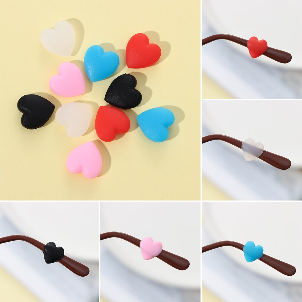 1 Pair Silicone Anti-slip Holder For Glasses Accessory Ear Hook Sports Eyeglass Temple Tip Stoppers Glasses Anti-slip Accessory