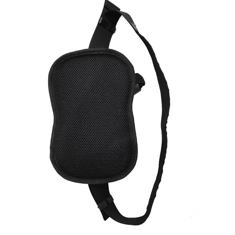 Ceinture de sécurité pour passager de moto, poignée de siège arrière, sangle ventrale, accoudoir noir, accessoires de protection