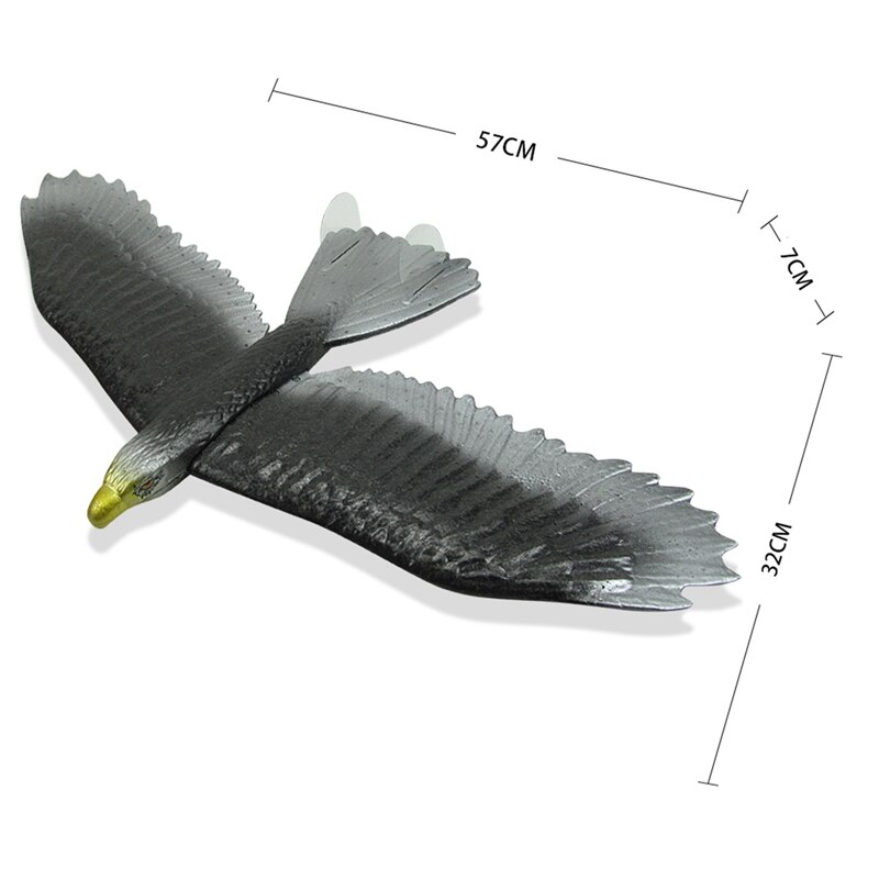 2 PCS Foam Hand Thrower Throws Eagle Eagle Glider & 2 PCS Airplane Hand Launch Thg Airplane Toy
