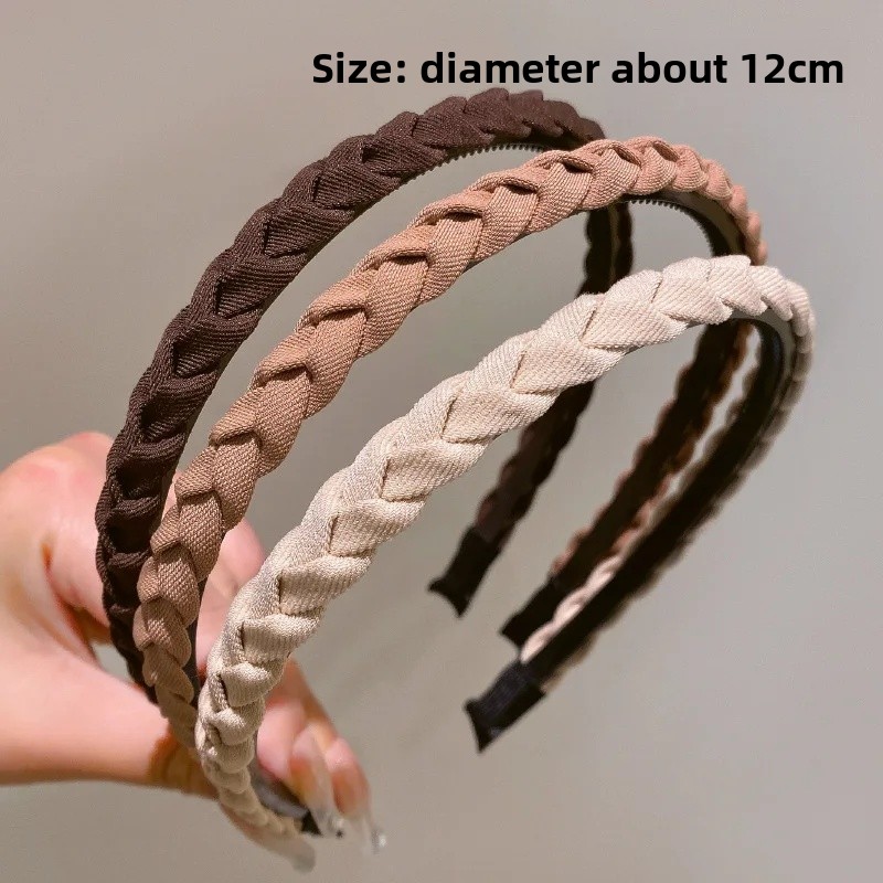 Women's Hair Ties Face Washing Special Press Hair Headbands Anti-slip Fragrant Hair Accessories: GRAY