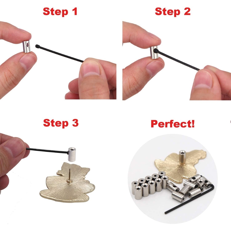 10/50/60/100Pcs Brooch Pin Safe Keepers Pin Locks Pin Backs Clasp Locking Pin Keeper Backs Locking Pin Backs With Wrench Tools