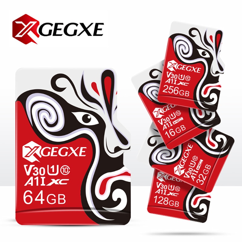 Micro SD Kaart 8GB-256GB - Class 10 - TF Flashgeheugen - met Adapter