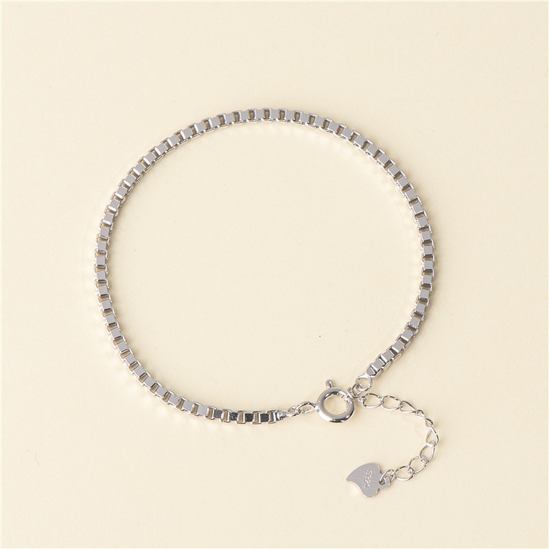 Sodrov  s925 Sterling silber klassisches Kasten-Armbinde silberarmband für damen