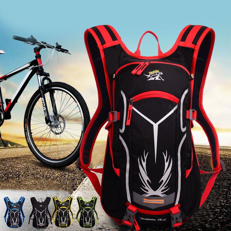 18l ryggsäck cykel ridväskor vattentät nylon cykling löpar ryggsäck kvinnor män utomhus sportväska camping vandring  xa590yl