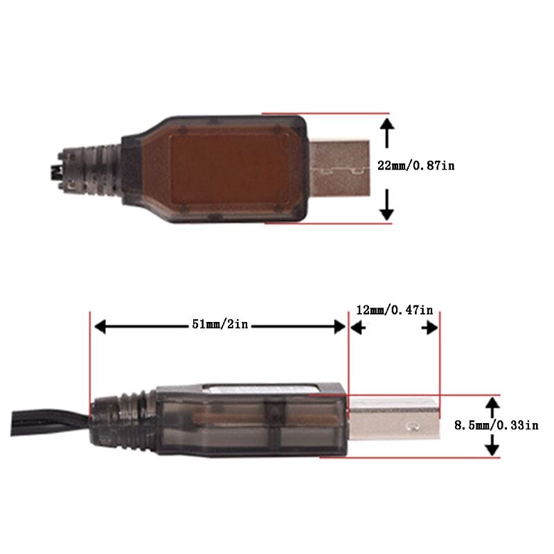 7.4V (3.7V X2) charger SM-4P Li-Ion Batterij Elektrische Rc Speelgoed Dubbele E E561-001 Newqida Foda Rui Chuang R/C Auto Boot Usb lader