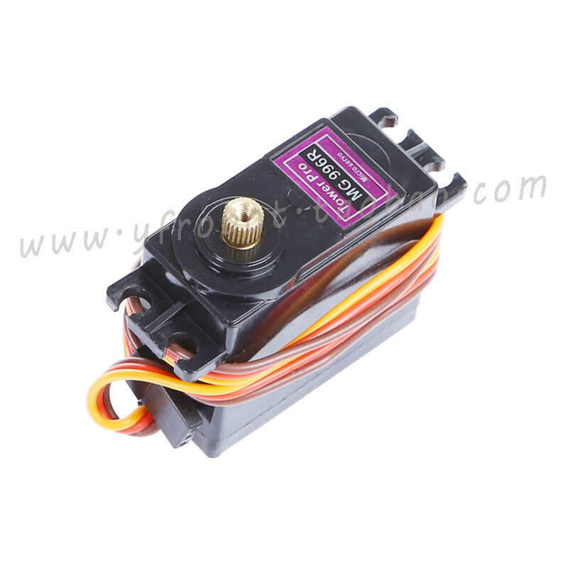 Large torque metal gear steering gear MG996R standard servo robot accessories