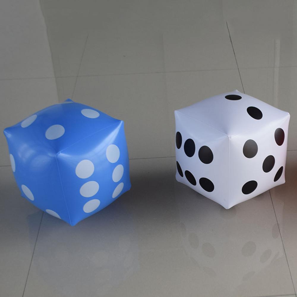 Cube gonflable de 30CM, jouet géant de fête, jeu d&#39;activités, accessoire de dessin porte-bonheur, jouets éducatifs, dés de fête, réunion annuelle