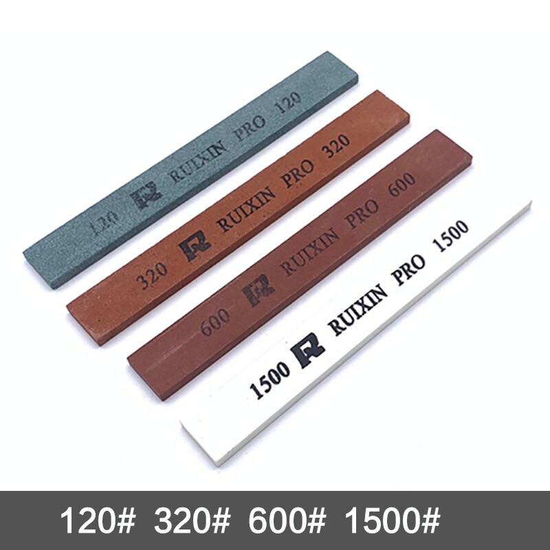 RUIXIN PRO set 120-1500 Grit Angle Sharpening stone Whetstone fixed knife sharpener Sharpening system kitchen tools: set A no base
