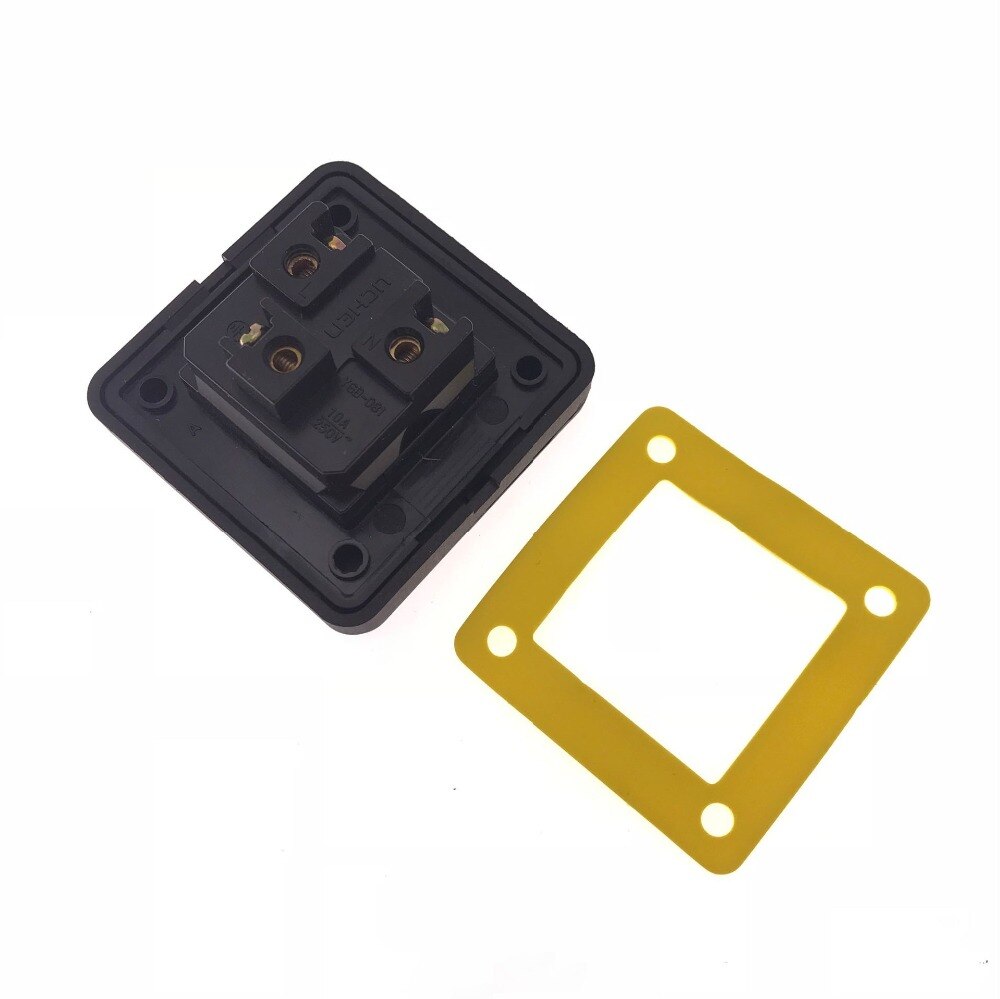 EU US AU UK Universal Waterproof Industrial Socket 10A 250V IP44 AC Power Connector Plug Electrical Socket Withcover