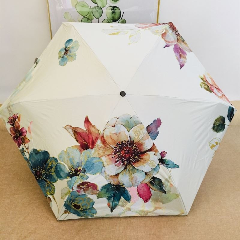 Mini Pocket Umbrella Women Sunny and Rainy Mini Folding Umbrellas 200g Small Sun Parasol Umbrella Rain Women: D