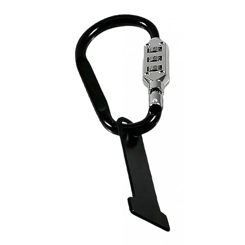 Motorhelm Lock Anti-Diefstal Open Helm Lock Sluiting + T-Bar Voor Racing Motor Fiets Helm lock