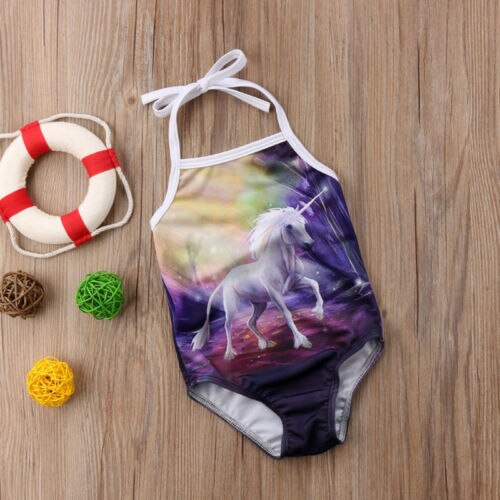 lindo bebé niños niñas unicornio Animal de mono de mameluco mono ropa trajes Braga traje de una pieza