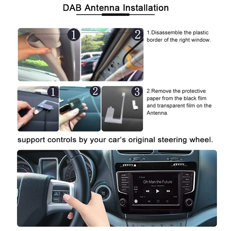 DAB USB Adapter for Ford for Peugeot for Honda for Toyota for Jaguar for Nissan
