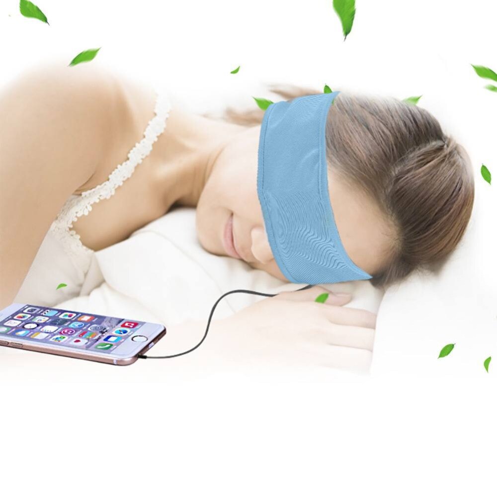 Head-Mounted Sleep Headphones Soft Earphones Music Headset for iPhone for Samsung for Huawei Eye Masks