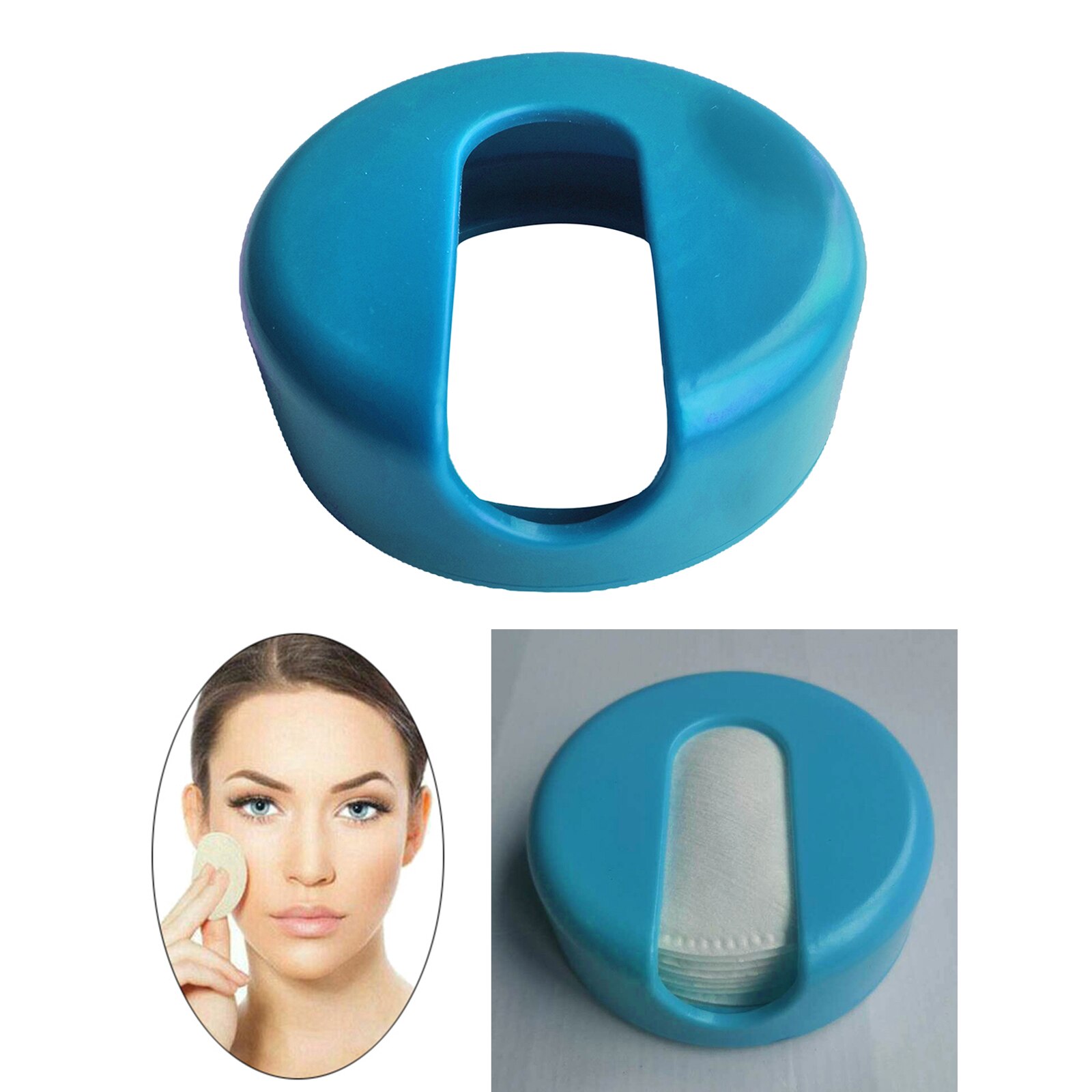 Plastic Wattenschijfje Houder Dispenser Rondes Opbergdoos Container Cosmetische Wattenschijfje Organizer Make Up Pads Opbergdoos Rack