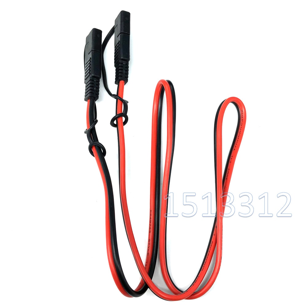 14AWG 100CM SAE TO SAE Quick Disconnect Extension Cable Sae Power Connector Heavy Duty With Dust Cap