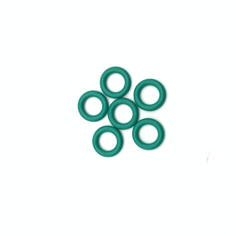 50 pz FKM O Ring guarnizione di tenuta olio isolante resistenza alle alte Temperature gomma fluorurata O Ring verde CS 1mm OD 3-50mm