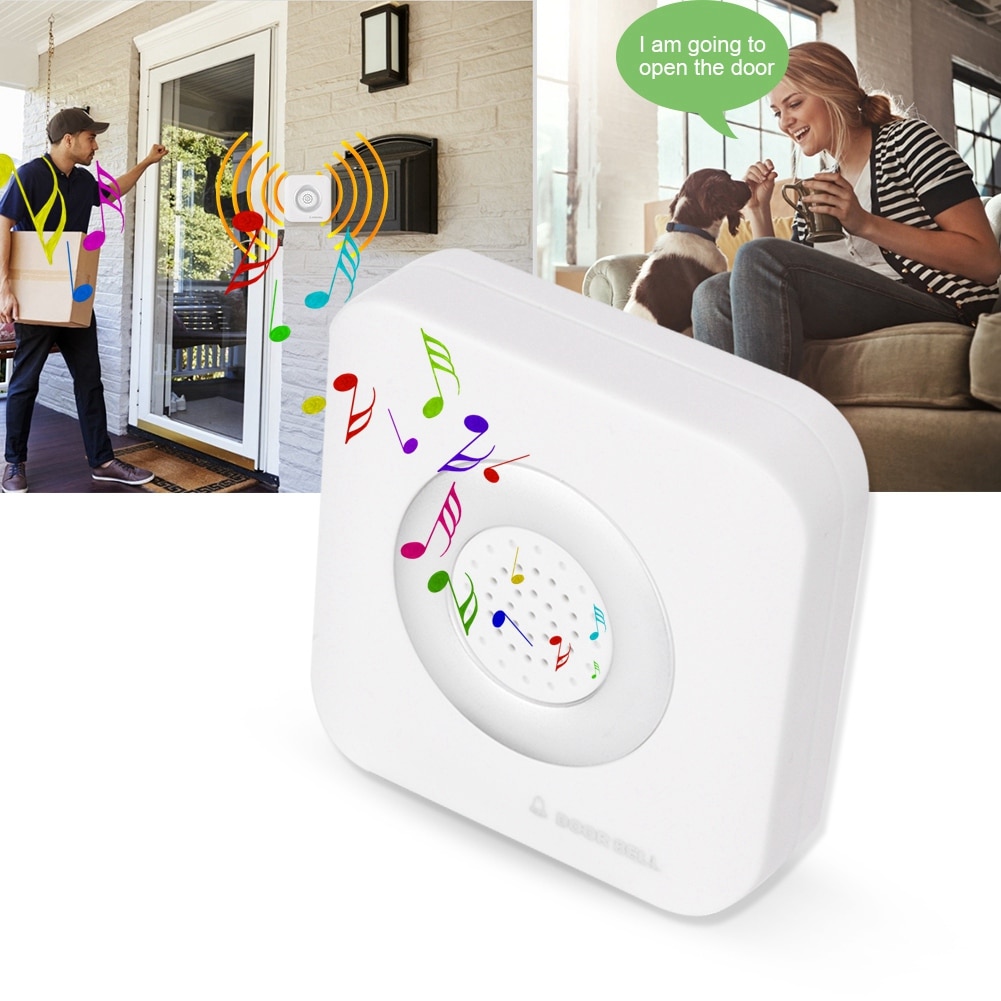 12V Wired Doorbell 4 Core Door Bell Alarm for Home Office Access Control System