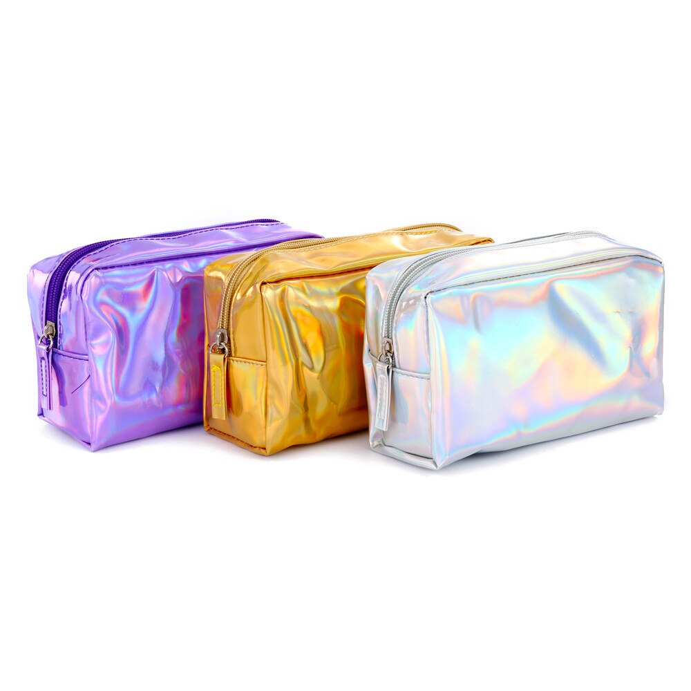 Colorful Stationery Pen Pencil Case Cosmetic Bag Travel Makeup Bag High Capacity Pencil Bag School Box Pencil Pouch Stationery