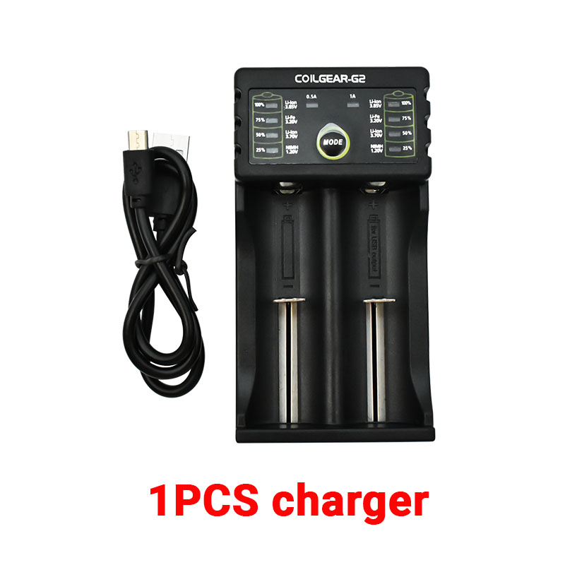 26650 3,7 V 18800mAh Batterie Hohe Kapazität 26650 50A Energie Batterie Lithium-Ionen Akku für Spielzeug Taschenlampe + ladegerät: Gold