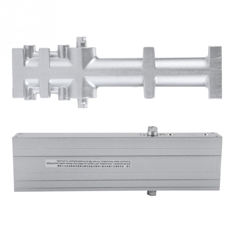 Aluminium Auto Door Closing 40-65kg Hydraulic Buffer Door Closer Adjustable Soft Closing Speed for Doors