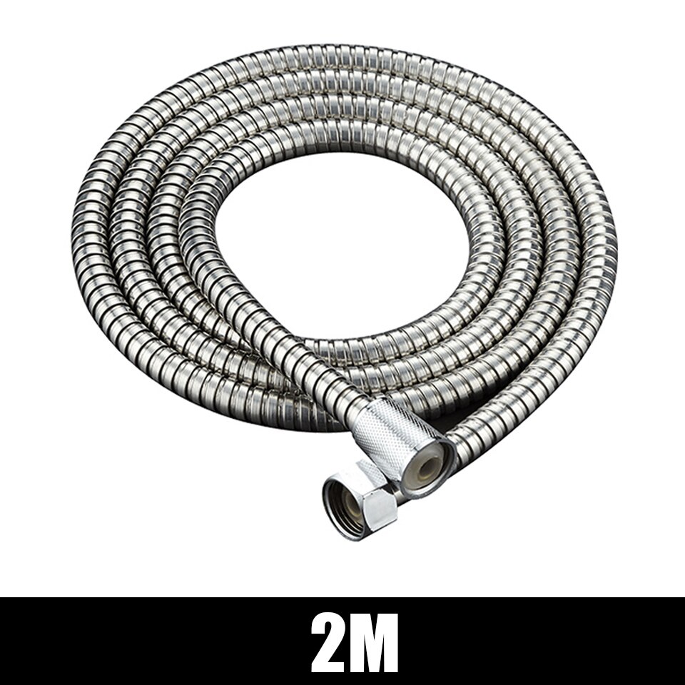 2m koppar kärna rostfritt stål badrumslang universell kompatibel med de flesta 20mm diameter gränssnitt duschhuvud mjuk duschslang: Default Title