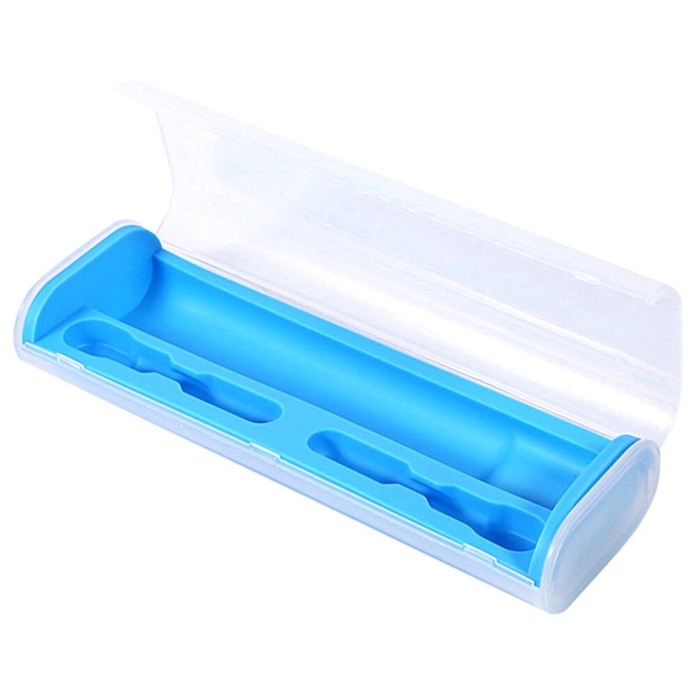 Bærbar elektrisk tandbørsteholder sag boks rejse camping til oral -b 4 farver: Blå