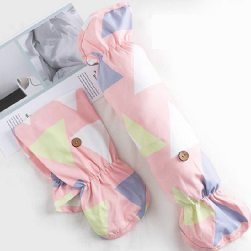 Arm Sleeves Covers Reusable Waterproof Arm Protector Protective Oversleeves For Cooking Working UD88: Pink