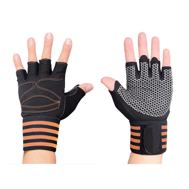Gym Gloves Heavyweight Sports Exercise Weight Lifting Gloves Body Building Training Sport Fitness Gloves for Fiting Cycling