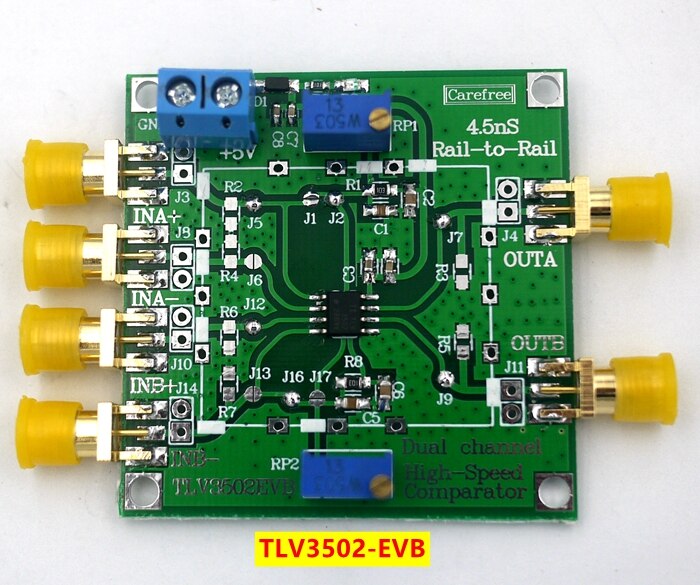 Módulo de comparador tlv3502, módulo tlv3502, comparador de alta velocidade bidirecional tlv3501