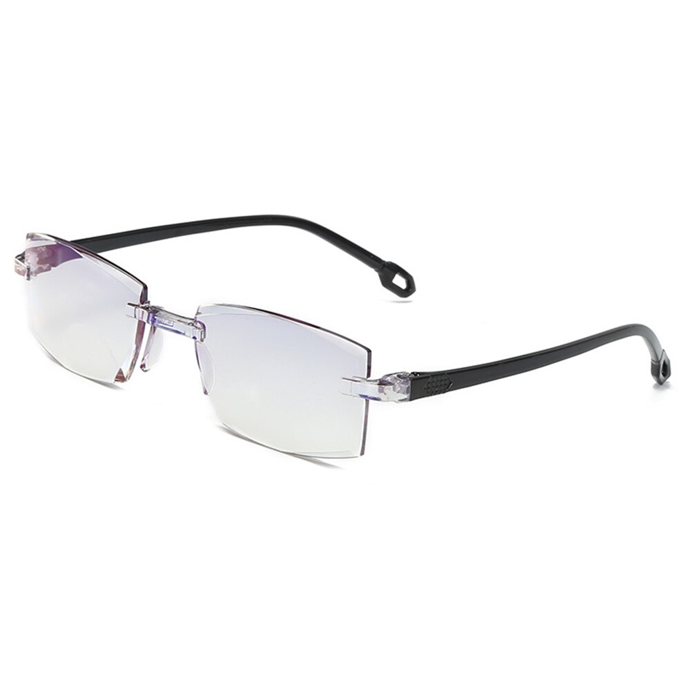 Gafas de presbicia multifocales progresivas con corte de diamante, gafas con luz antiazul, gafas de lectura JAN88: 100