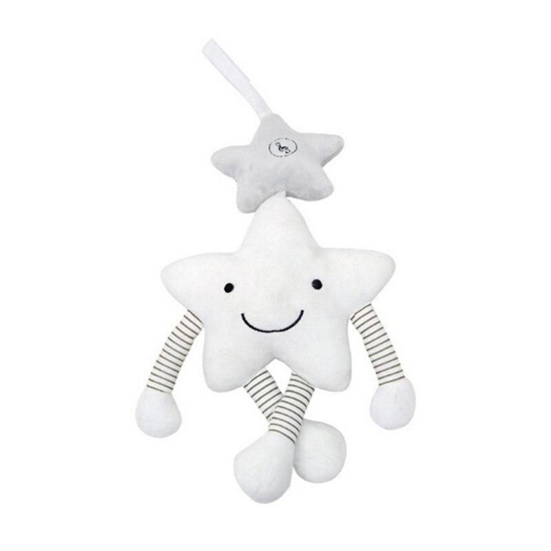 Carillon di vento Appeso Canto Passeggino Del bambino Caldo Letto Appeso Sonaglio Bianco stella Letto Musica Appeso Campana della base di Accompagnare Giocattolo per appena nato: Default Title